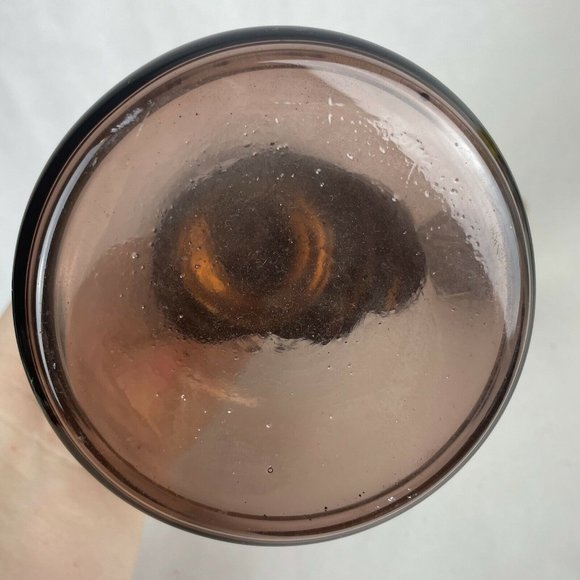 Czech Purple Bohemian Glass AMETHYST Decanter - Picture 6 of 12